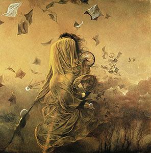 Zdzislaw Beksinski ｽﾞｼﾞｽﾜﾌ ﾍﾞｸｼﾝｽｷｰの絵画群 ４ 異形者達 後編 偏言積句